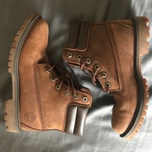 Timberland Women’s 6” Waterproof Boots Rust Nubuck